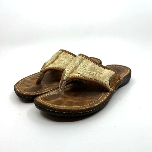 UGG Embroidered Thong Sandals Women's 6 US - Picture 1 of 10